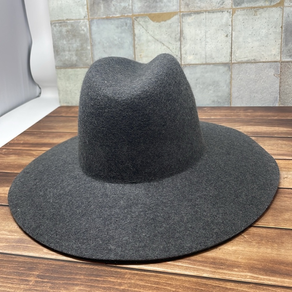 Olive & Pique Charcoal Gray Wool Hat BS5 - Picture 2 of 6